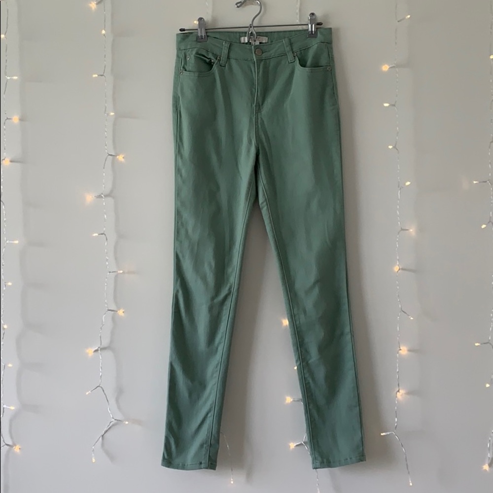 Pastel Green Skinny Jeans